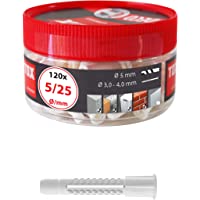 TOX Taco universal Deco 5 x 25 mm en envase circular- 120 piezas- 016260011